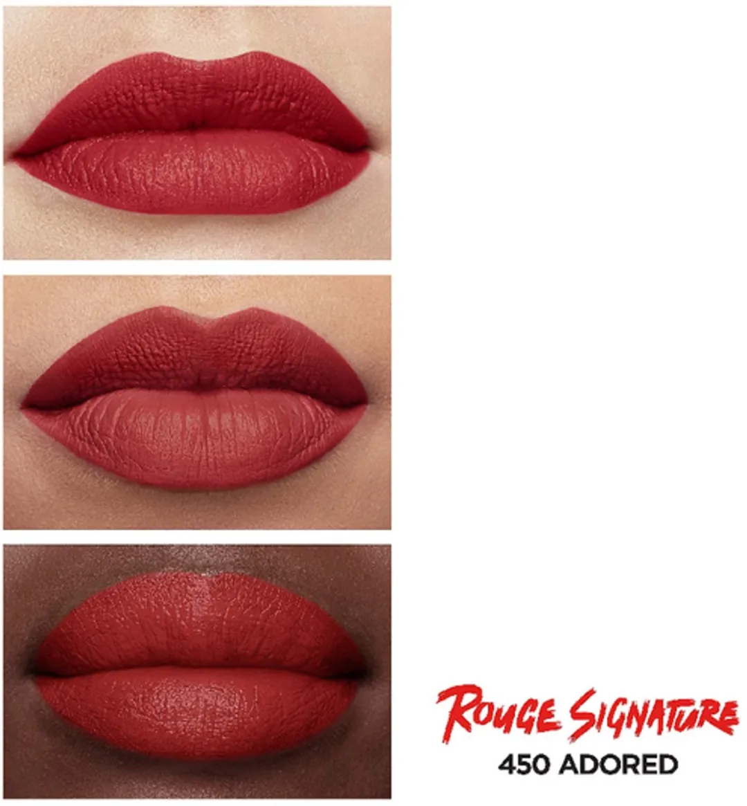 L'Oréal Paris Rouge Signature 450 Adored Matte Lipstick - 7ml