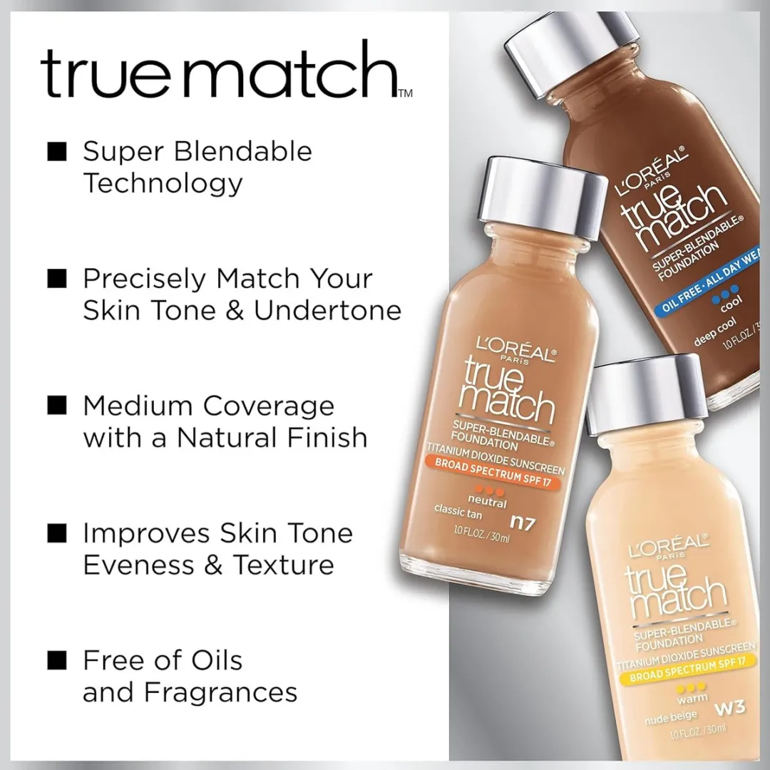 L'Oréal Paris True Match Foundation N5.5 - 30ml