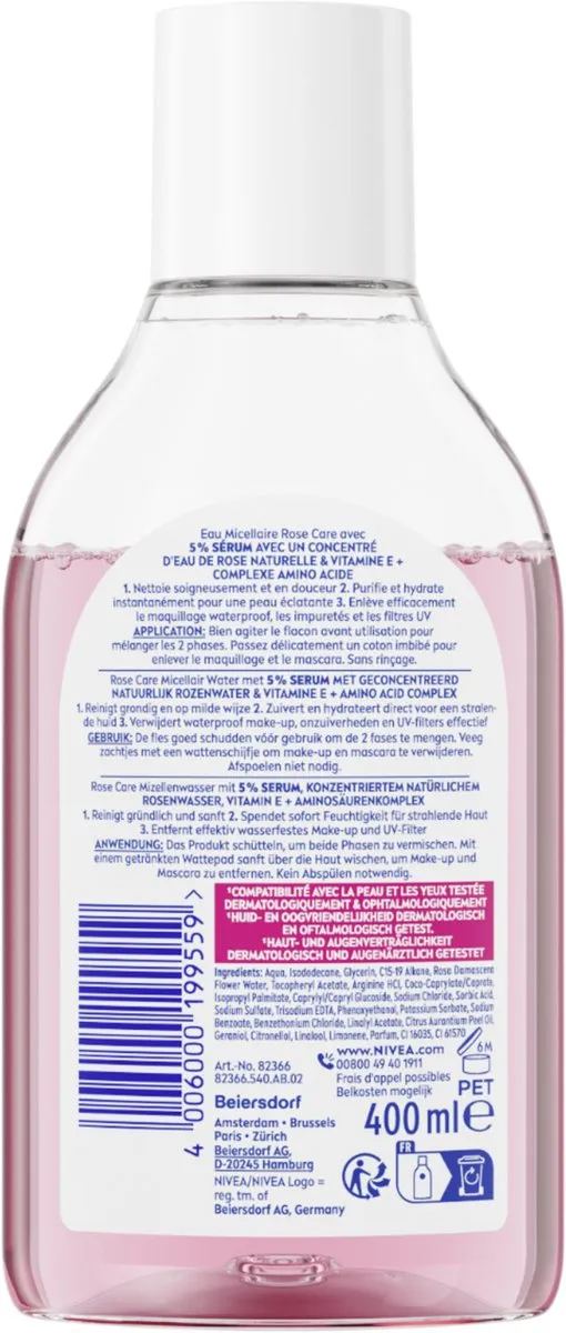 NIVEA Rose Care Micellair Water 400ml