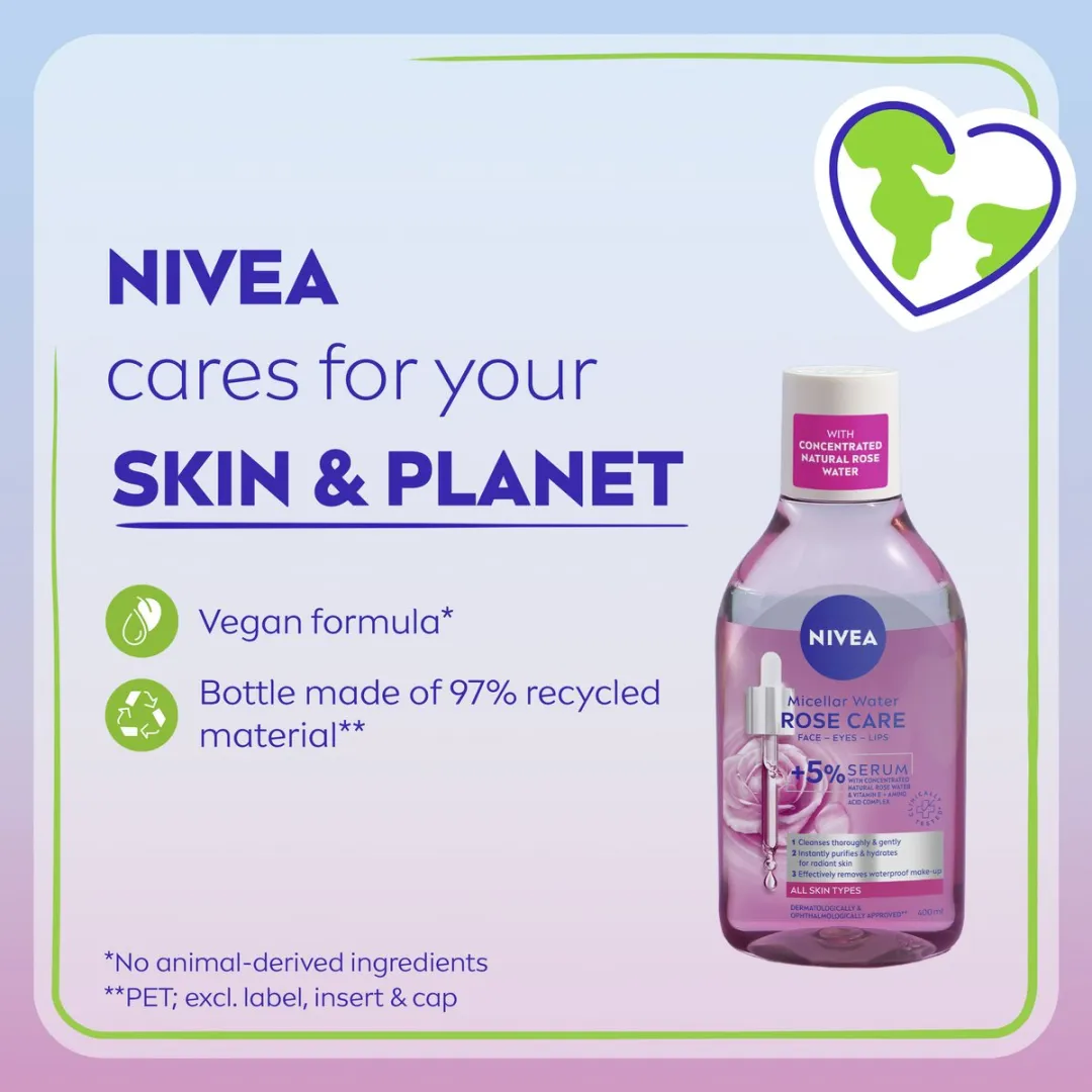 NIVEA Rose Care Micellair Water 400ml