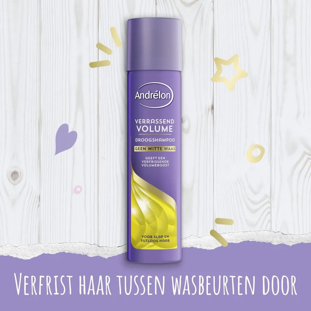Andrélon Droogshampoo Verassend Volume 245ml - 6 Stuks
