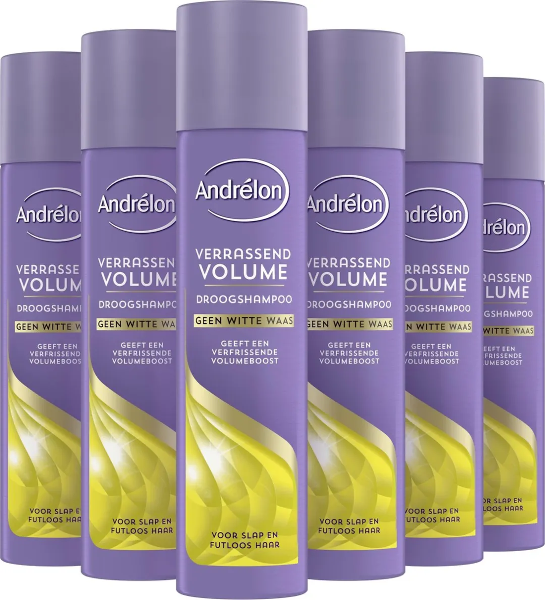 Andrélon Droogshampoo Verassend Volume 245ml - 6 Stuks