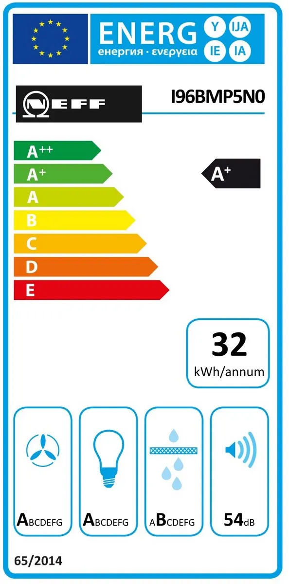 Neff I96BMP5N0 Eilandkap - 867 m³/u - 4 Lampen
