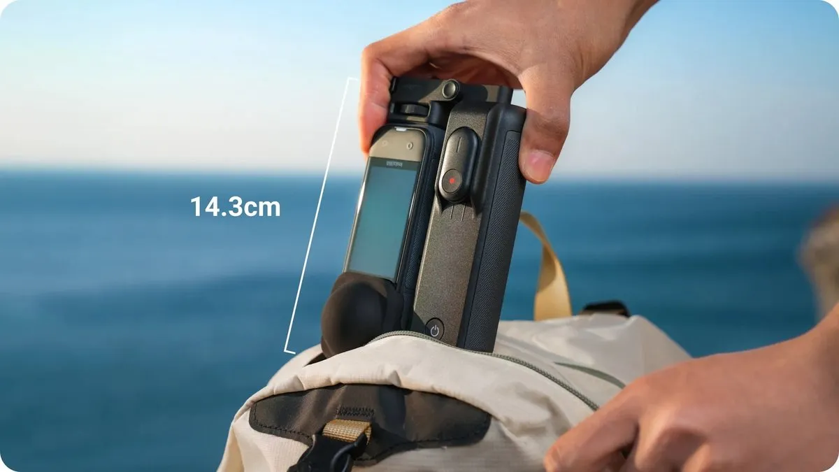 Insta360 FOMO Power Handle - Actioncam Accessoire - Zwart - afbeelding 6 van 6