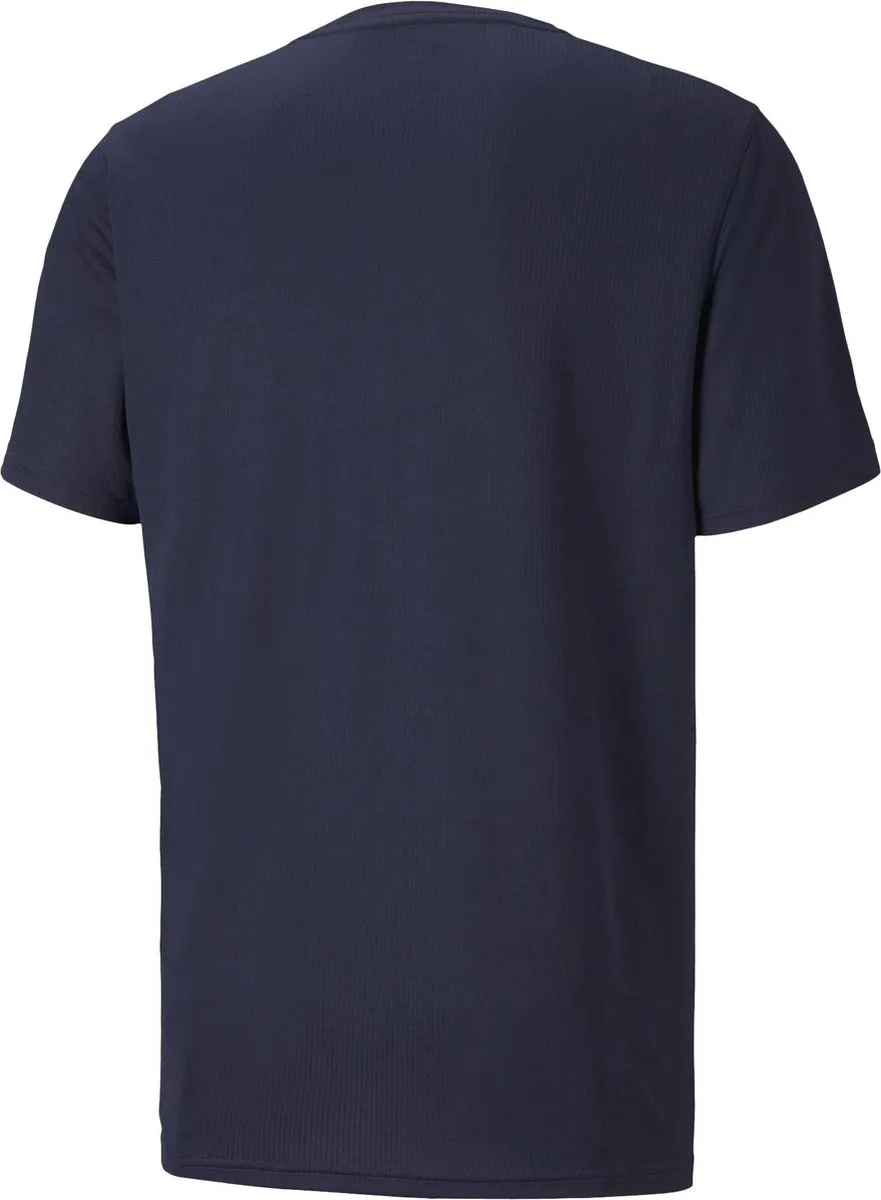 PUMA Performance SS Tee M Heren Sportshirt - Donkerblauw