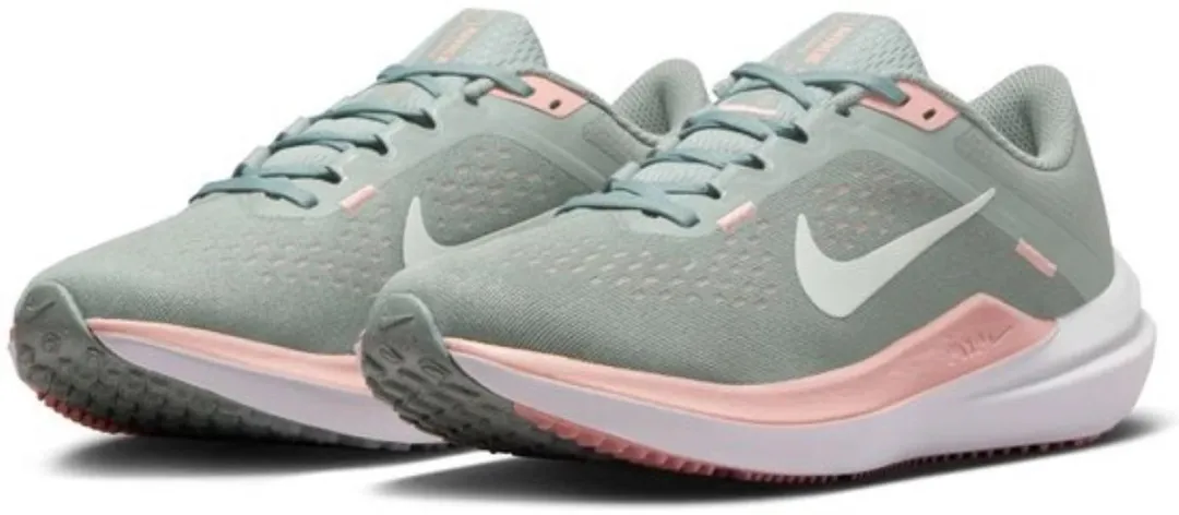 Nike Air Winflow Dames Hardloopschoen 37,5 - Groen/Wit/Roze