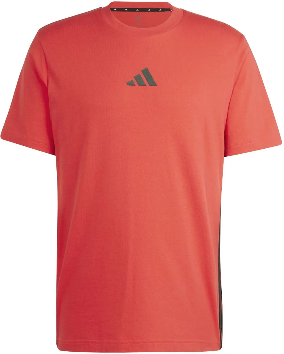 adidas M 3S SJ T Heren T-shirt - Rood L