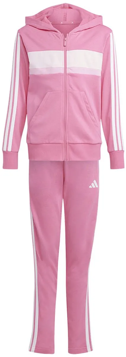 Adidas Tiberio 3 Stripes Trainingspak - Roze - 158/164