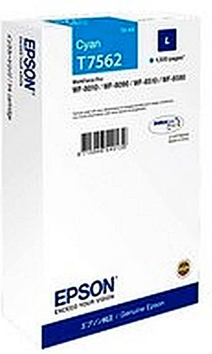 Epson T7562 C13T756240 Inktcartridge - Cyaan 14ml