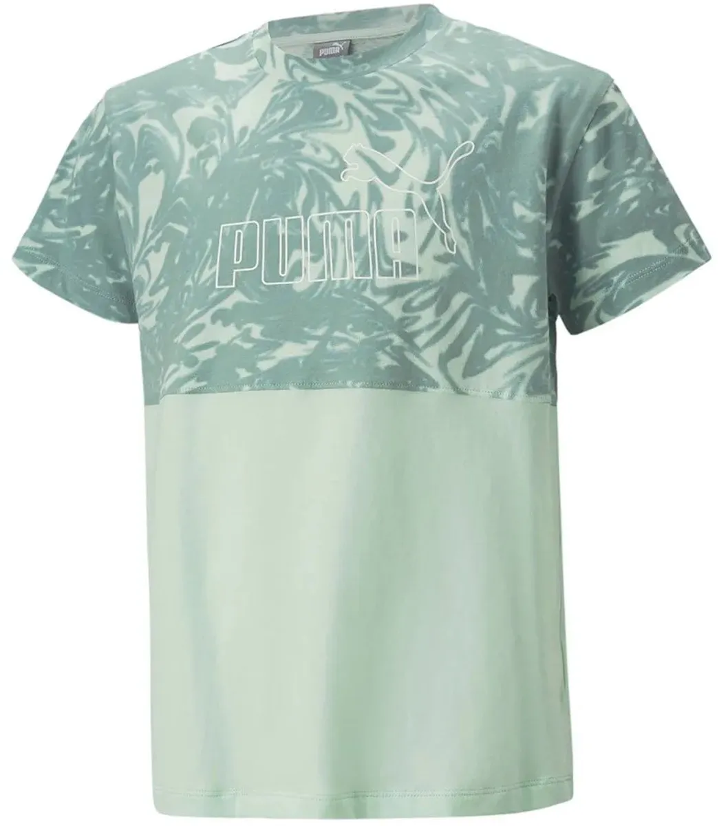PUMA Power Summer T-shirt Meisjes 5-6 jaar - Minty Burst