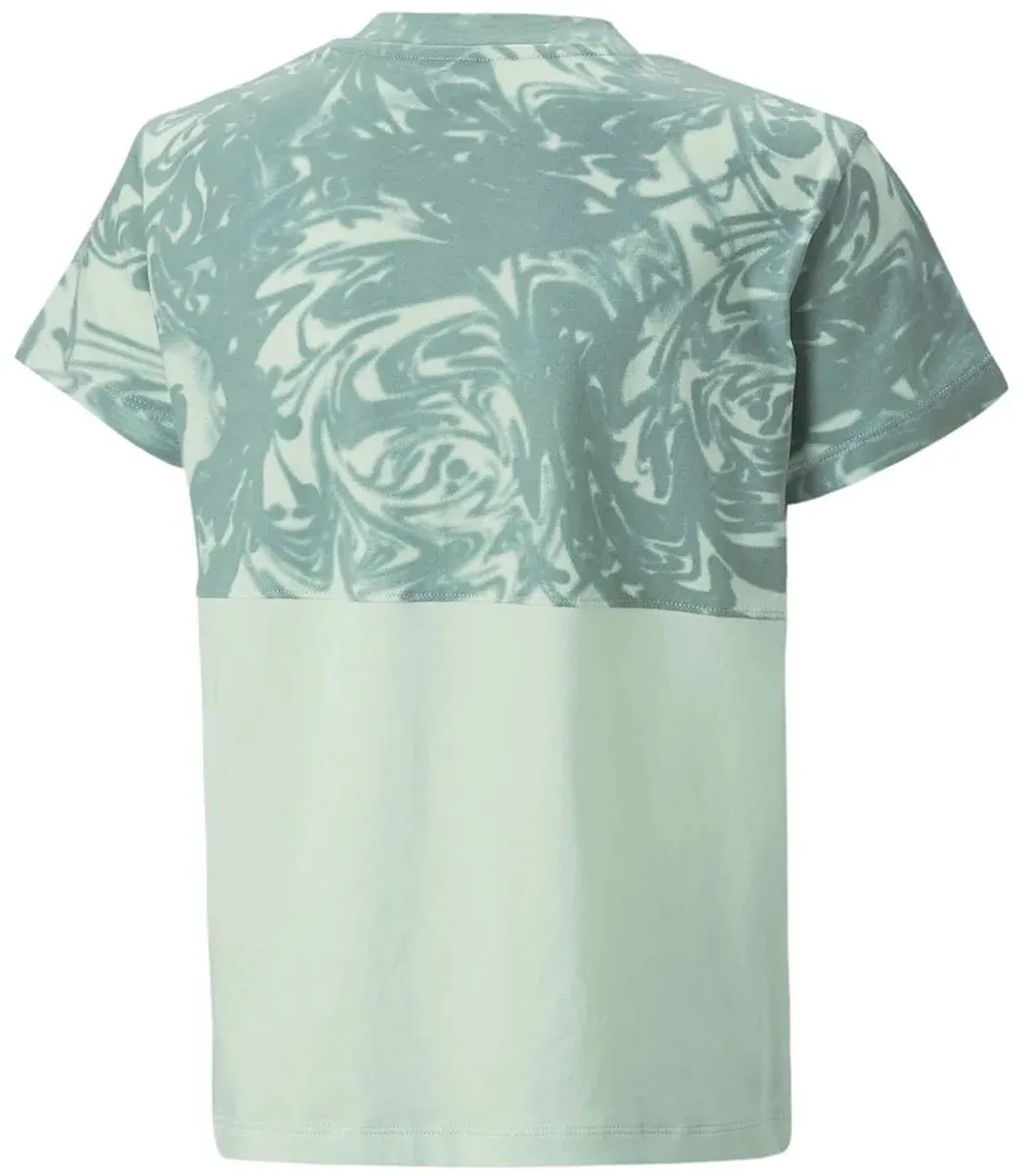 PUMA Power Summer T-shirt Meisjes 5-6 jaar - Minty Burst