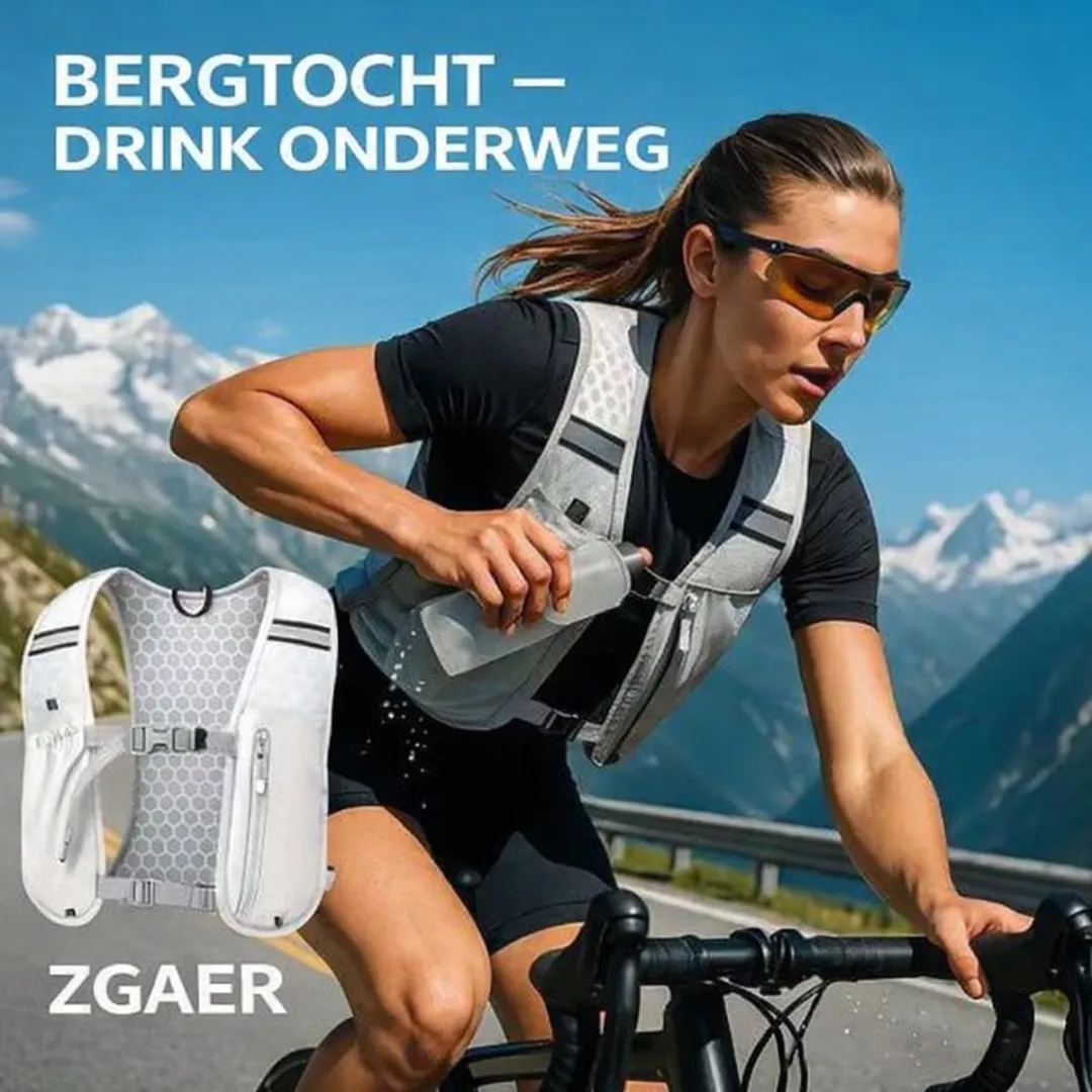 RedParrot Fiets & Hardloop Vest Zilver - One Size