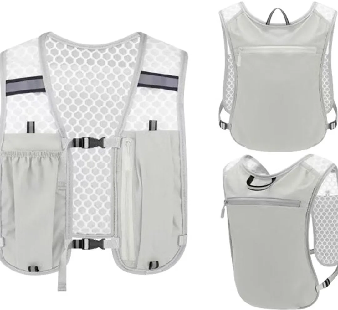 RedParrot Fiets & Hardloop Vest Zilver