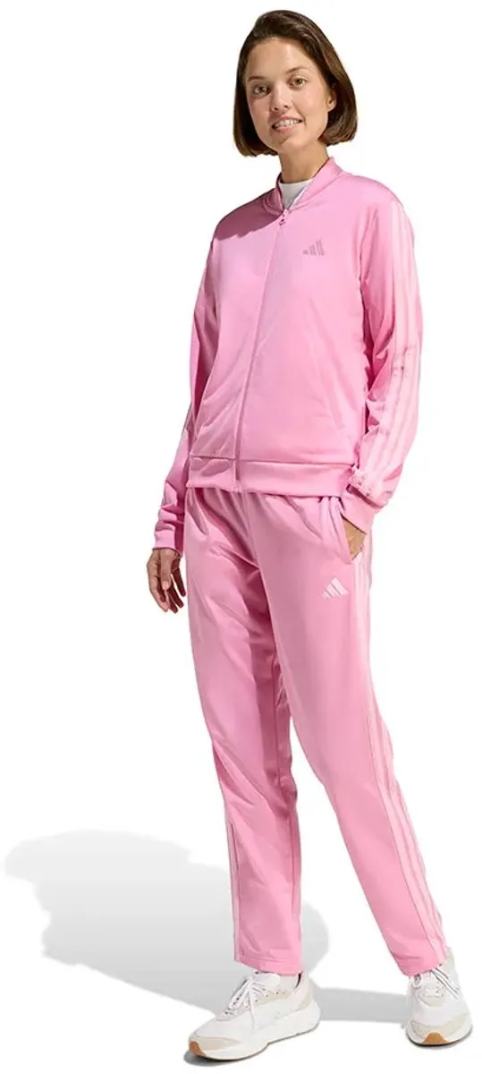 Adidas Essentials 3 Stripes Trainingspak - Roze M