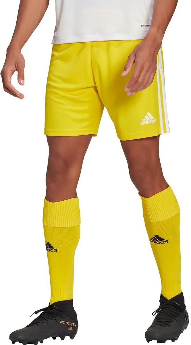 Adidas Squadra 21 Short Kinderen 128 - Geel/Wit