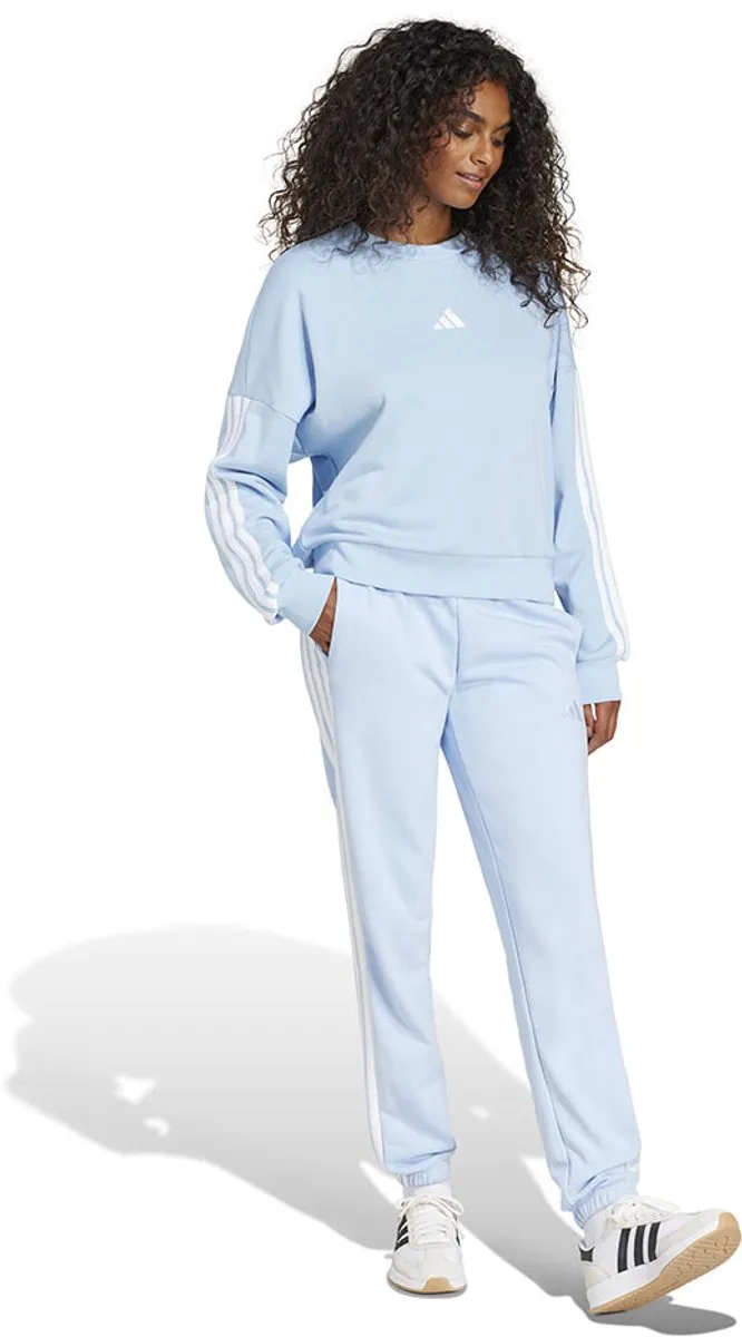 adidas Essentials 3 Stripes French Terry Joggers Glow Blue - 2XS