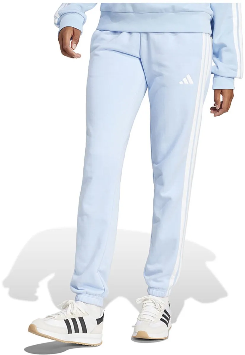 adidas Essentials 3 Stripes French Terry Joggers Glow Blue