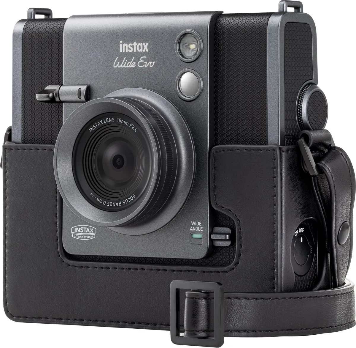 Fujifilm Instax Wide Evo Camera Tas - Schoudertas - Zwart