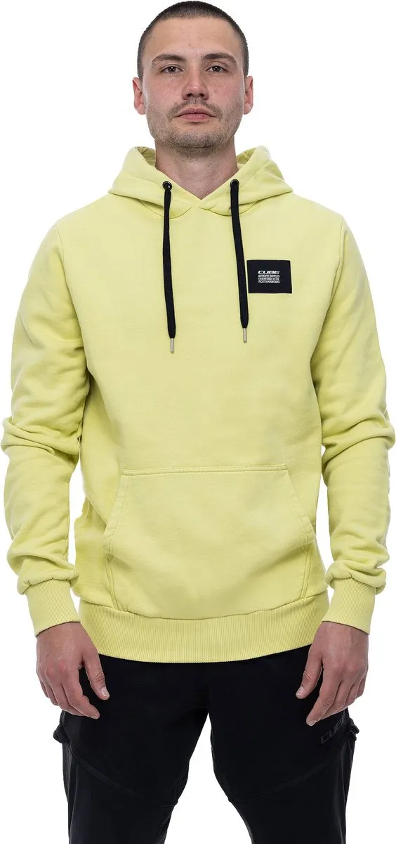 Cube Organic Hoodie Lime L