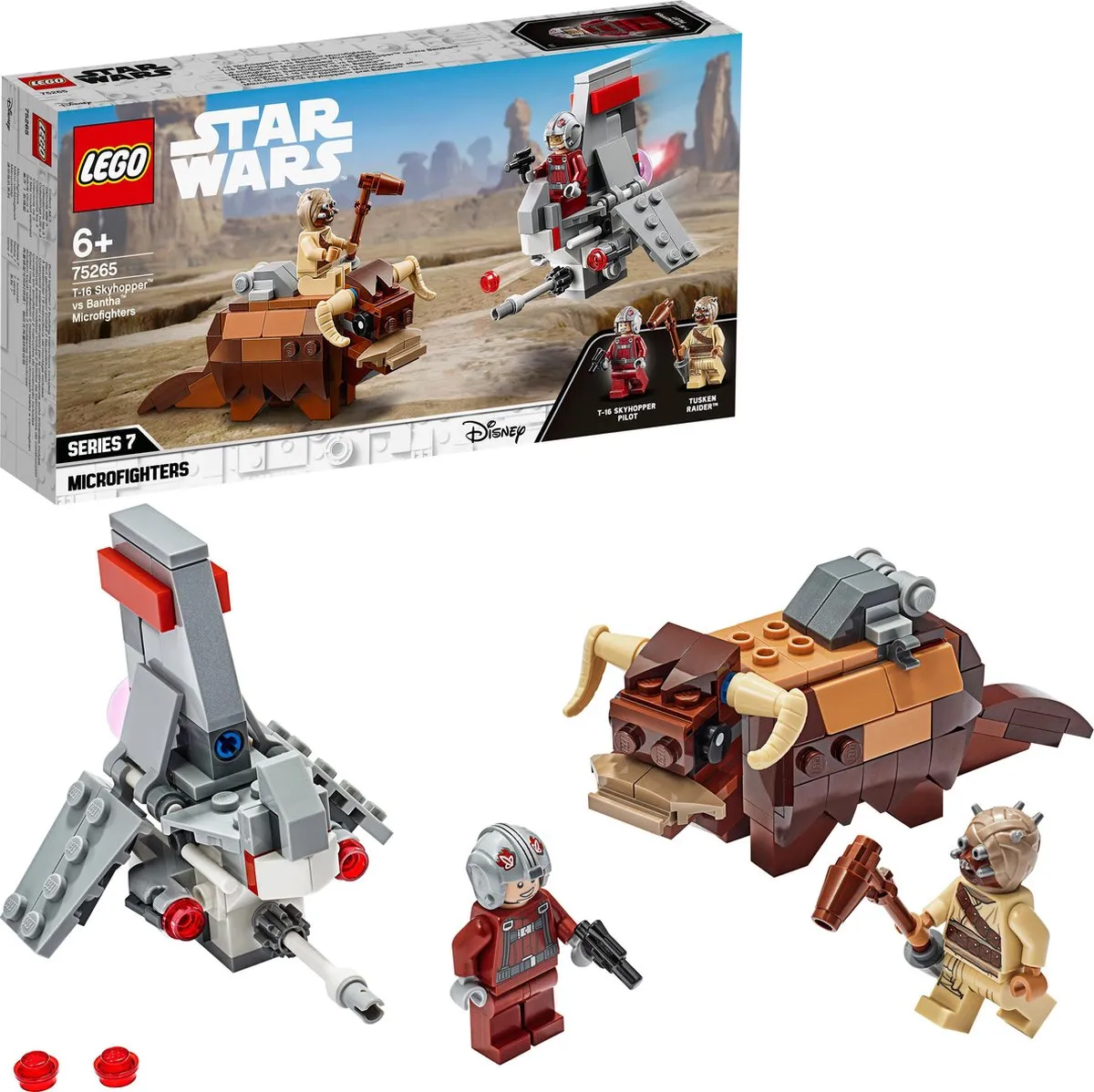 LEGO Star Wars T-16 Skyhopper vs. Bantha Microfighters 75265 - 2 Minifiguren