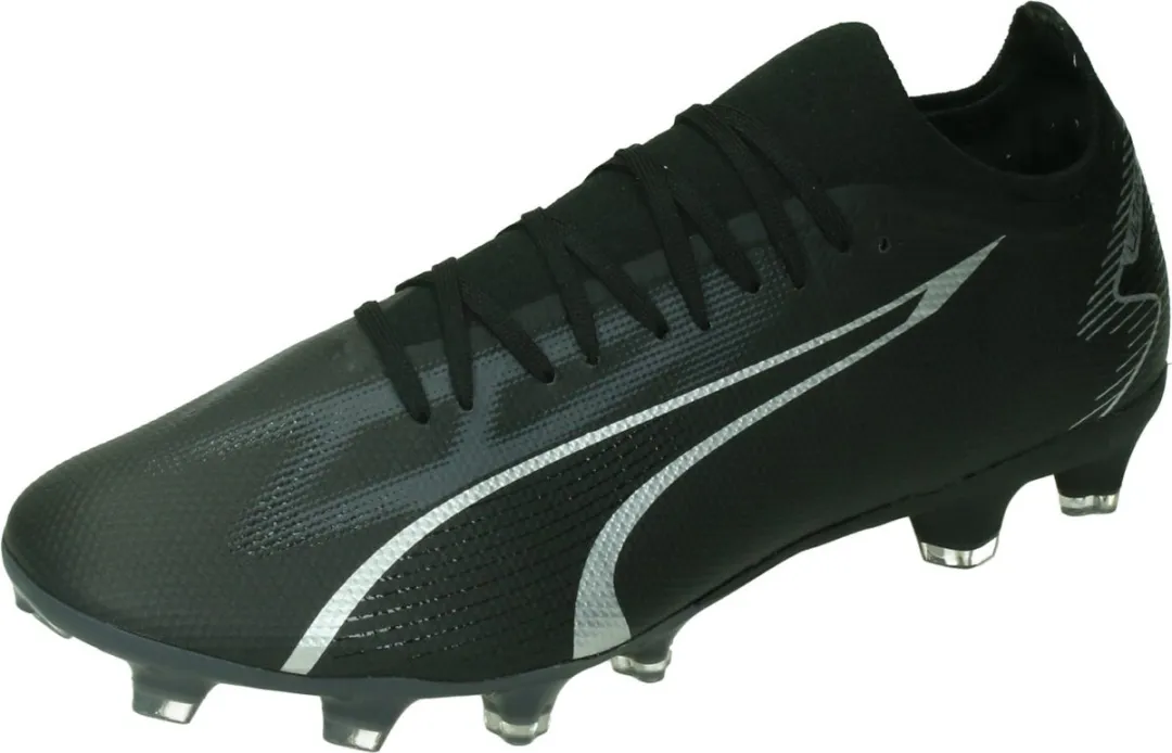 PUMA Ultra Match Sportschoenen 45 - FG - Zwart/Wit