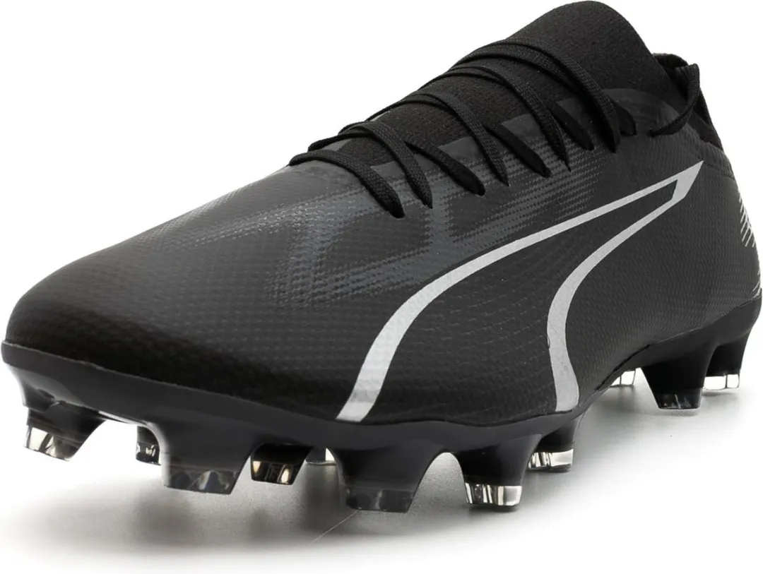 PUMA Ultra Match Sportschoenen 45 - FG - Zwart/Wit
