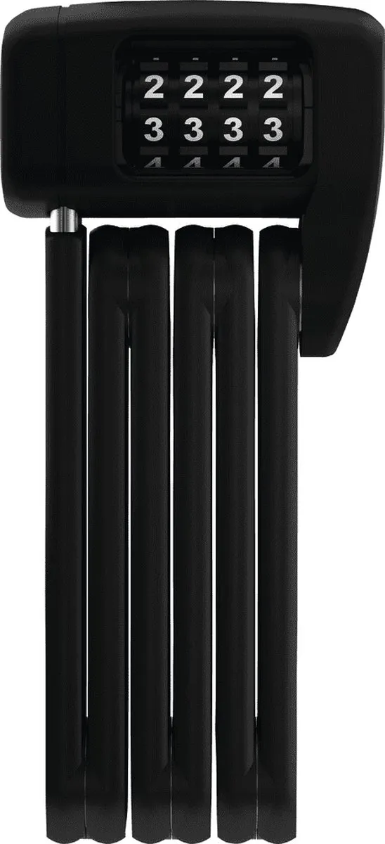 ABUS Bordo Combo Lite Mini 6055C/60 Vouwslot - Zwart - afbeelding 6 van 6
