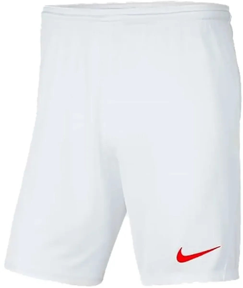 Nike Park Sportbroek Short M - BV6855-103 - Wit/Rood