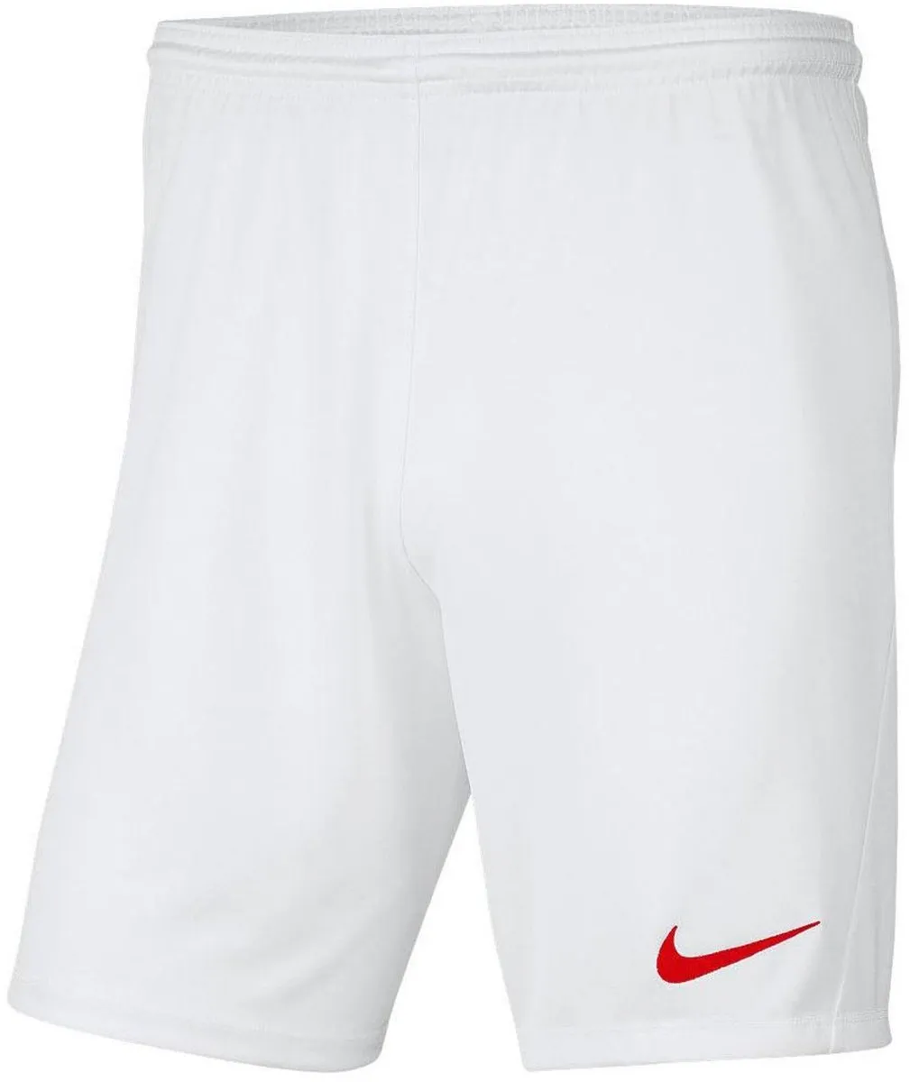 Nike Park Sportbroek Short M - BV6855-103 - Wit/Rood