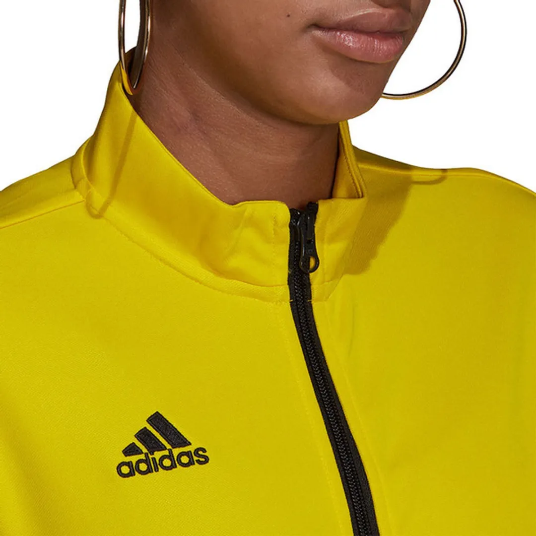 Adidas Entrada 22 Track Jacket Dames - Geel L - afbeelding 6 van 6