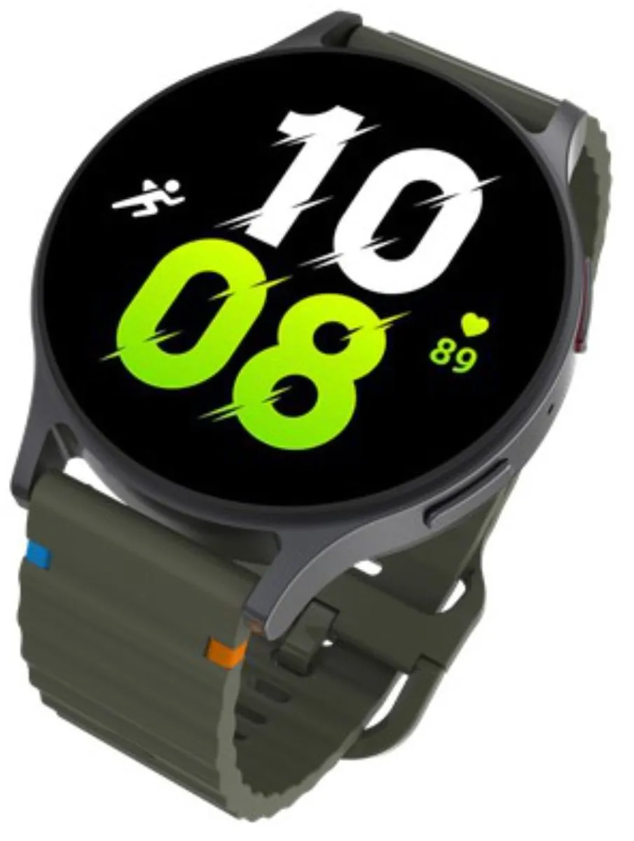 Just in Case ActiveFlex Horlogeband Samsung Galaxy Watch - Khaki - afbeelding 6 van 6
