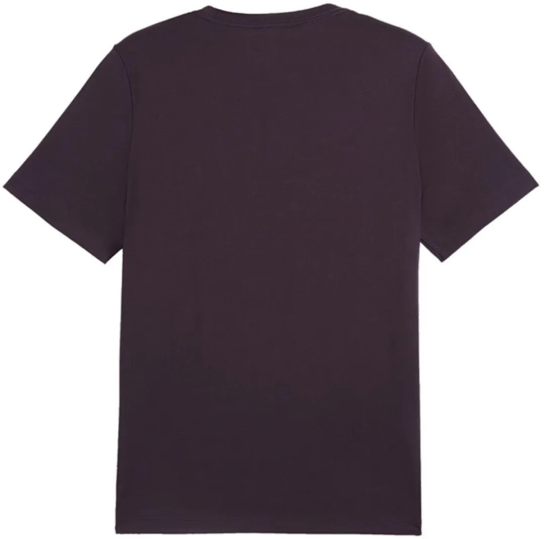 PUMA Ess Logo T-shirt - Paars - L