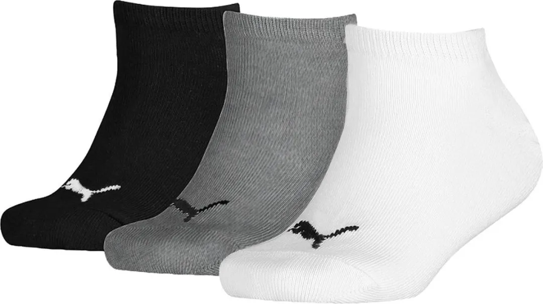PUMA Kids Invisible 3P - Schoenen - Maat 23-26 - Grijs/Wit/Zwart