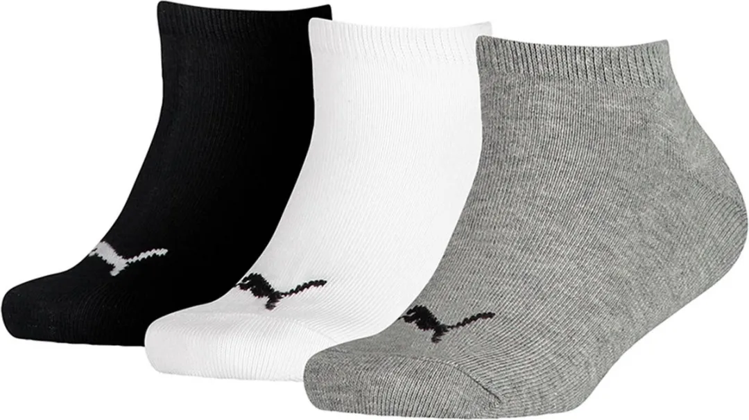 PUMA Kids Invisible 3P - Schoenen - Maat 23-26 - Grijs/Wit/Zwart