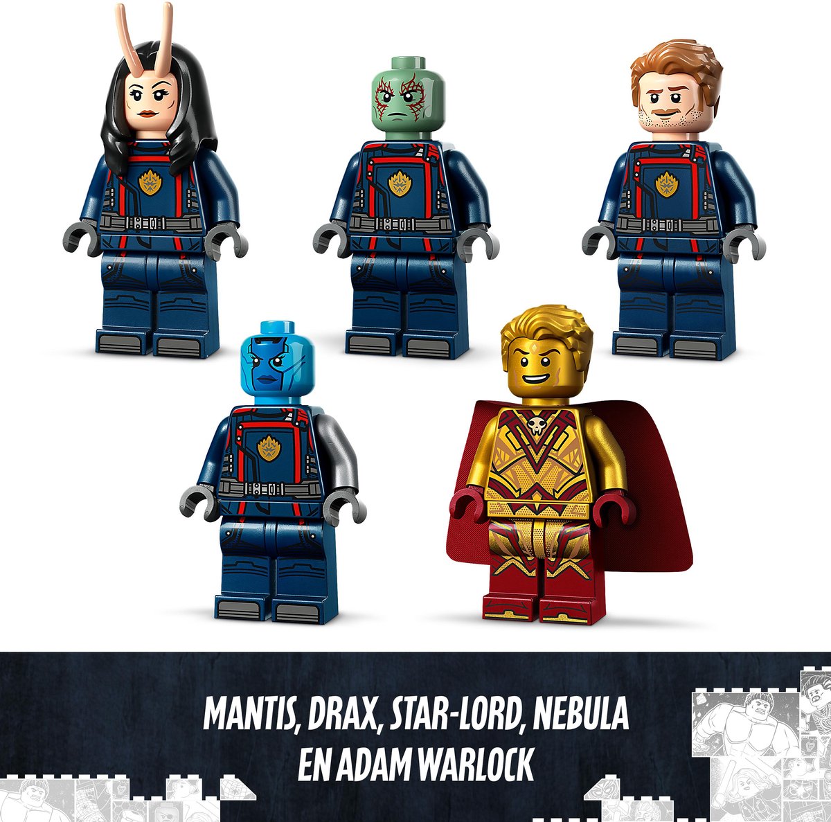 LEGO Marvel Het schip van de nieuwe Guardians of the Galaxy Constructie Speelgoed Set - 76255