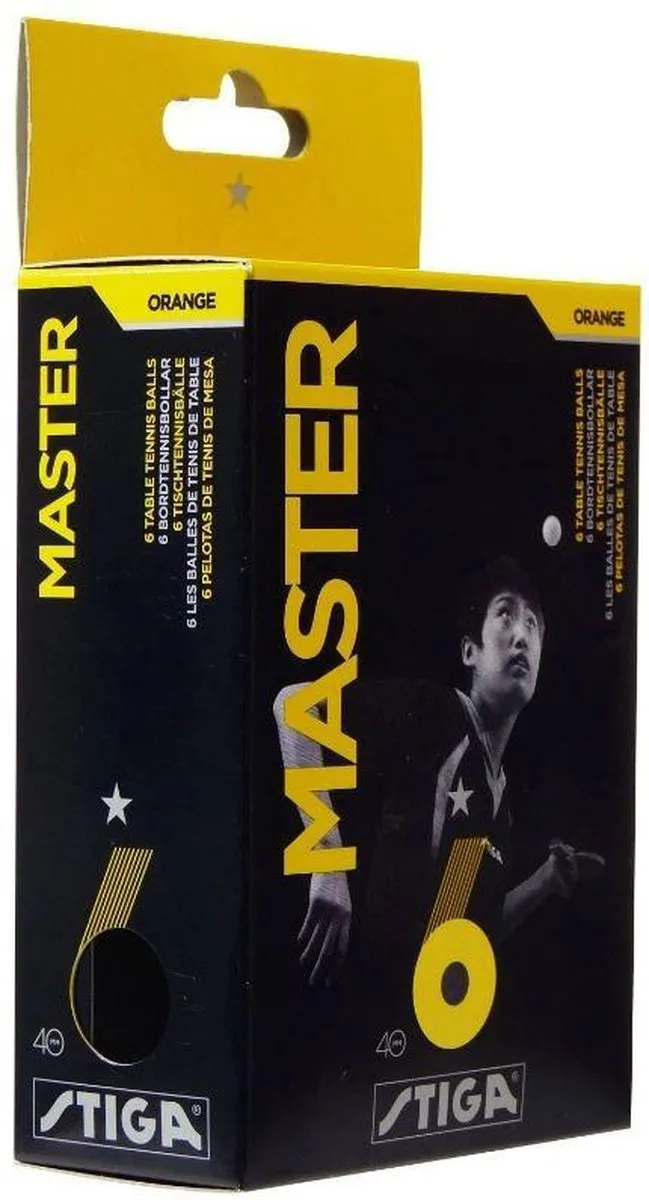 Stiga Wedstrijdtafeltennisnet Match Clip 183x15cm - Zwart