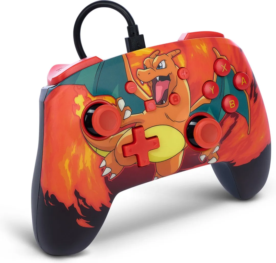 POWERA Verbeterde Bedrade Controller NSGP0040 - Pokémon Charizard - Oranje/Zwart