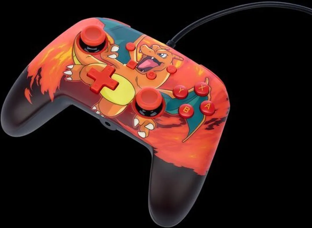 POWERA Verbeterde Bedrade Controller NSGP0040 - Pokémon Charizard - Oranje/Zwart