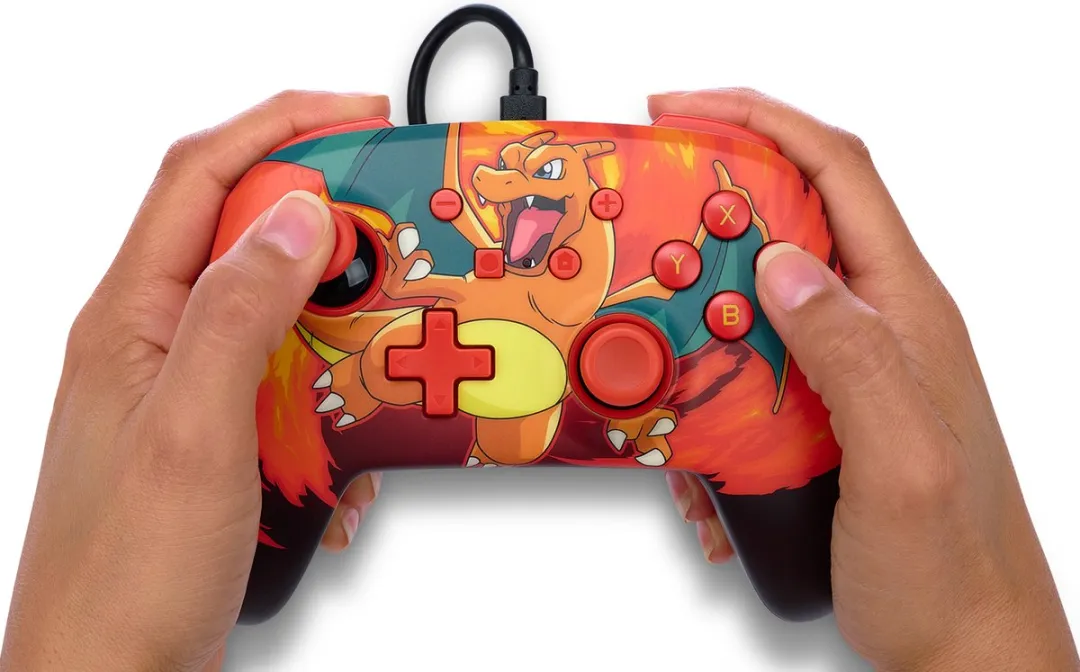 POWERA Verbeterde Bedrade Controller NSGP0040 - Pokémon Charizard - Oranje/Zwart - afbeelding 6 van 6