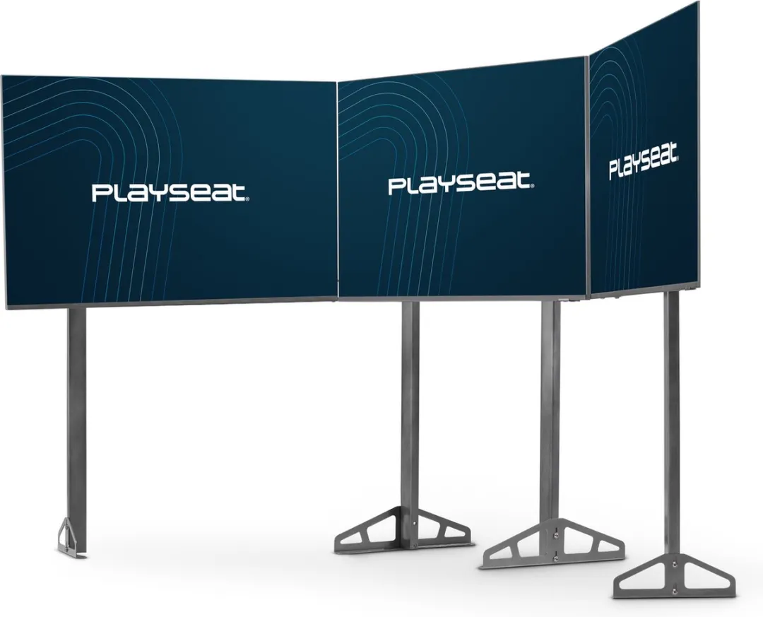 Playseat TV Stand Pro R.AC.00154 - 3 TV's - Uitbreidbaar - Zilver