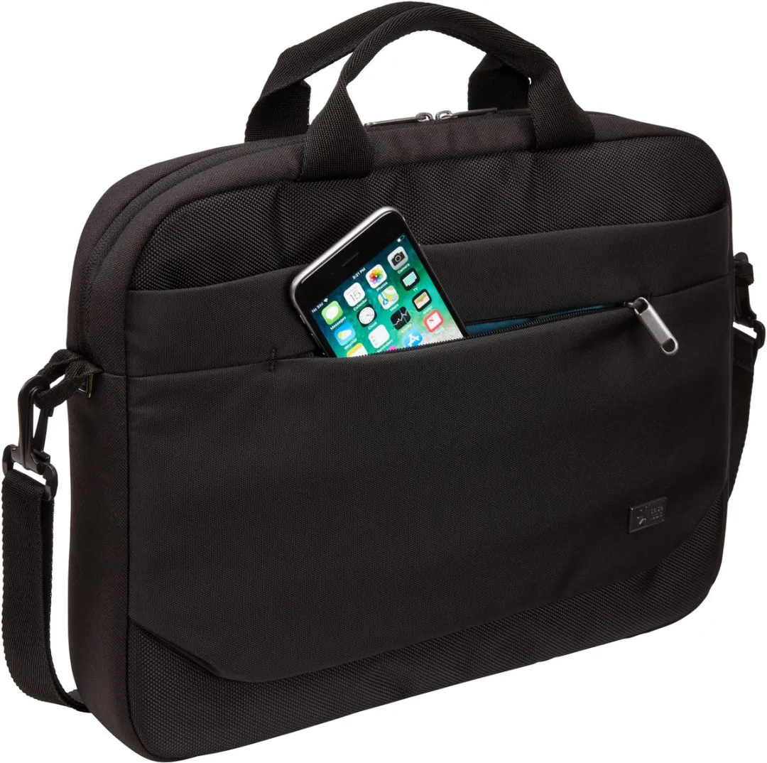 Case Logic Advantage AUA314K Laptopschoudertas 14" - Zwart