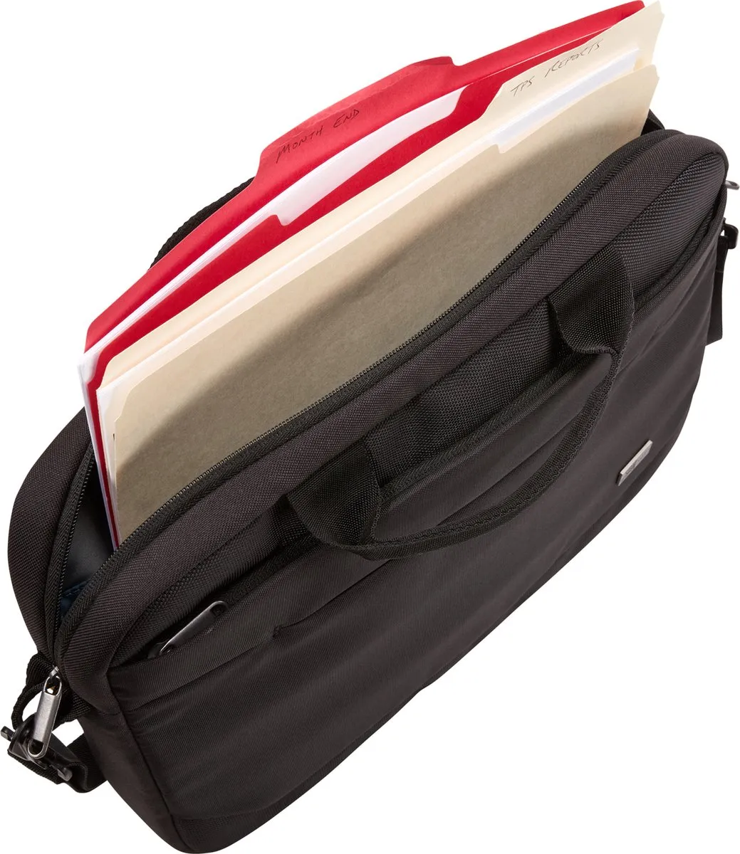 Case Logic Advantage AUA314K Laptopschoudertas 14" - Zwart
