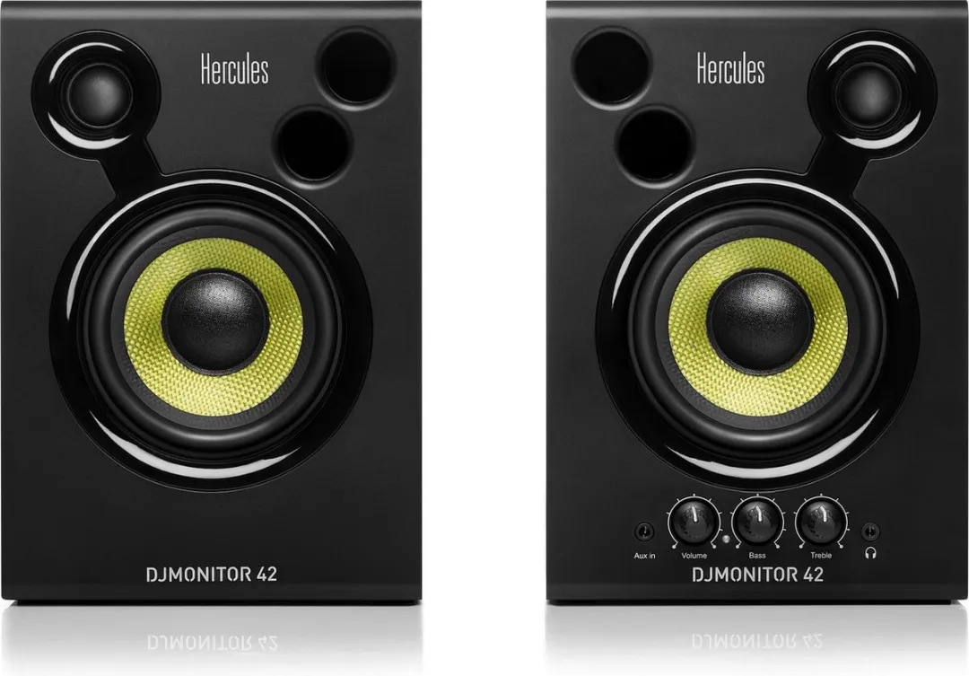 Hercules DJMonitor 42 Actieve Studiomonitorset 2x 20W Zwart