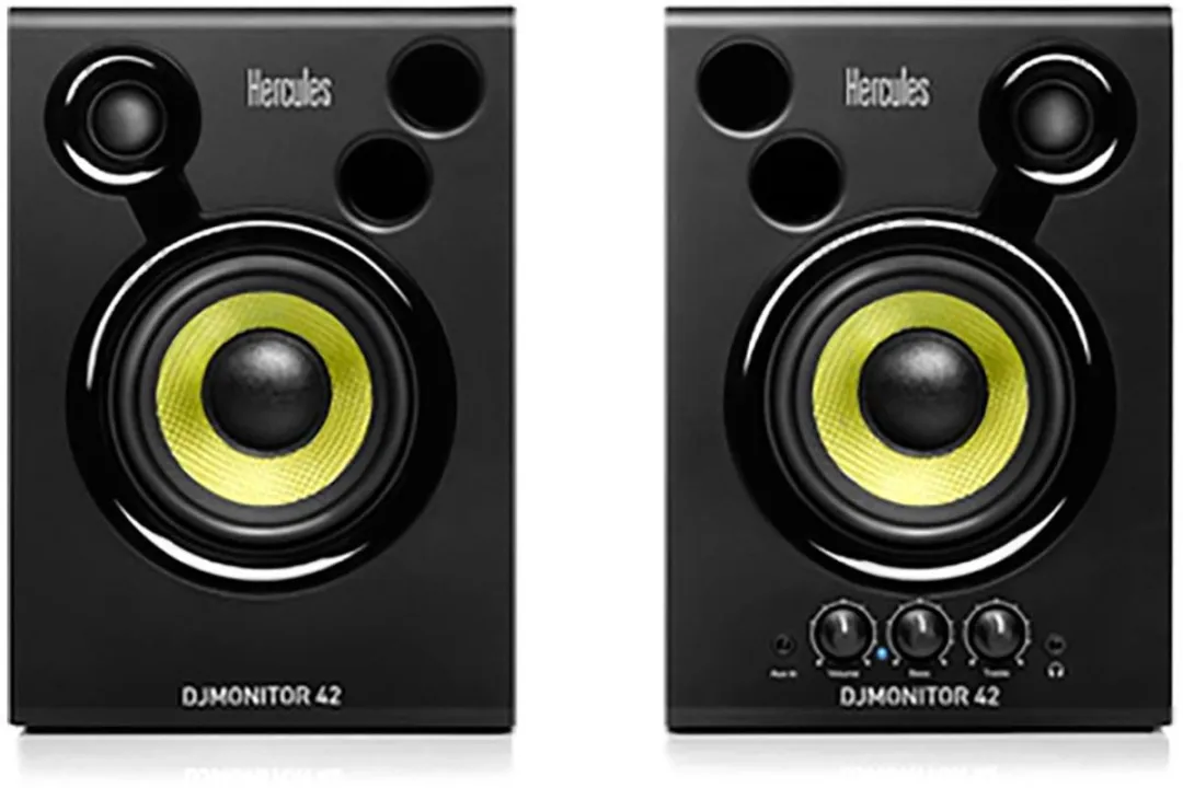 Hercules DJMonitor 42 Actieve Studiomonitorset 2x 20W Zwart