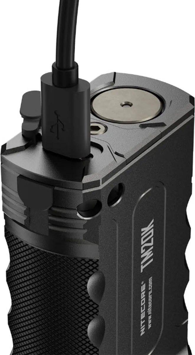 Nitecore TM20K Tactische Zaklamp - Oplaadbaar - Zwart - afbeelding 6 van 6