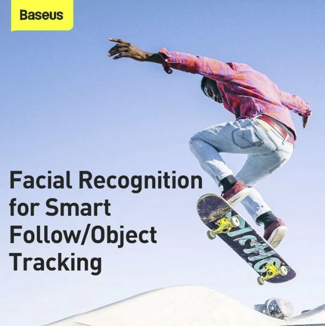 Baseus SUYT-D0G Smartphone Gimbal - Zwart