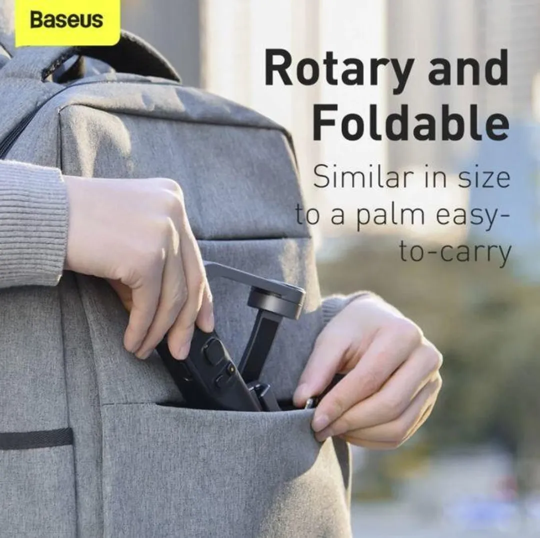 Baseus SUYT-D0G Smartphone Gimbal - Zwart
