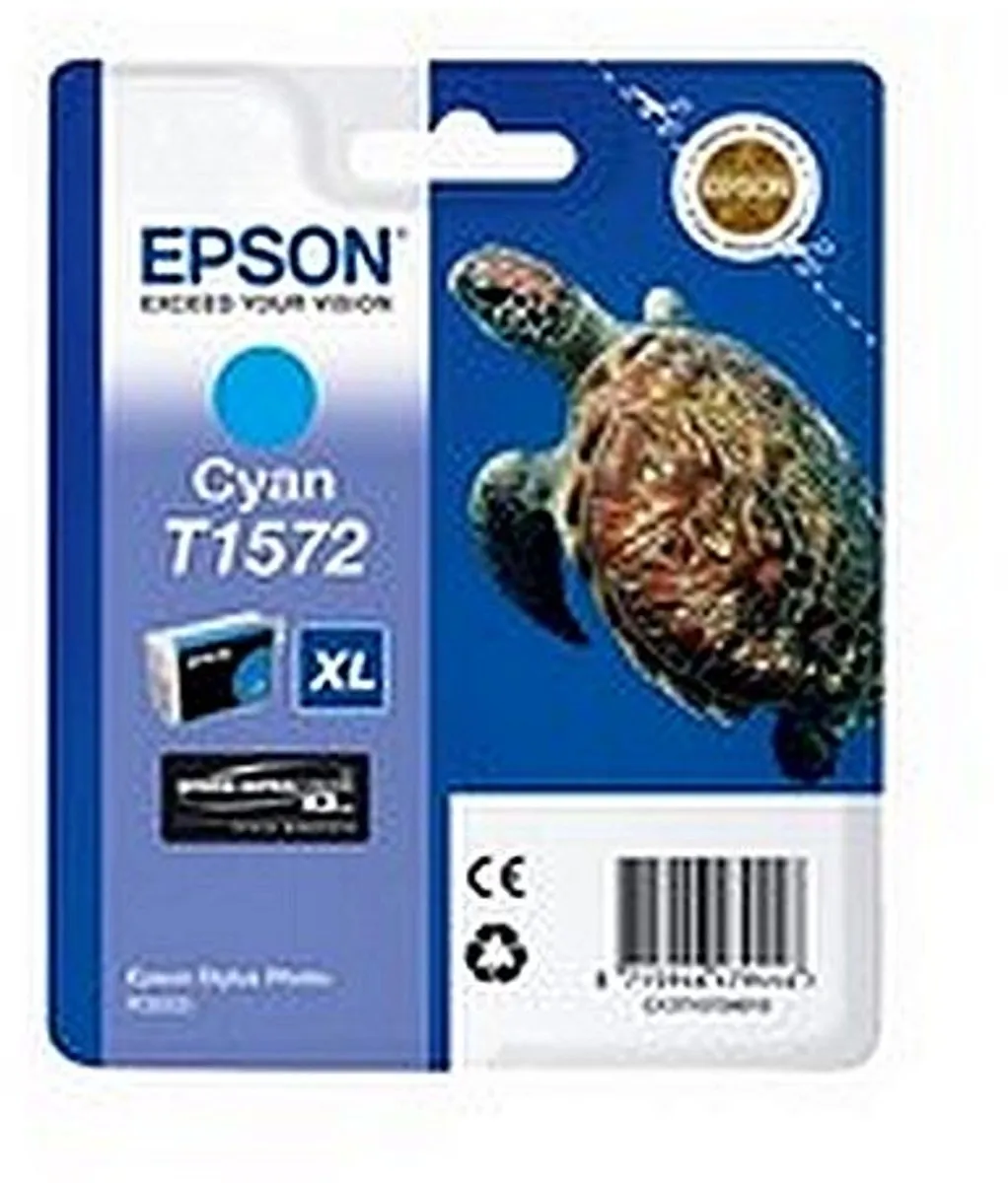 Epson T1572 C13T15724010 Inktcartridge - Cyaan XL - 25ml