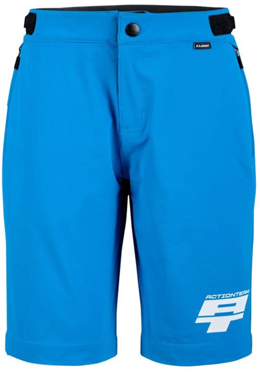 Cube MTB Baggy Short Rookie X Topas Blauw