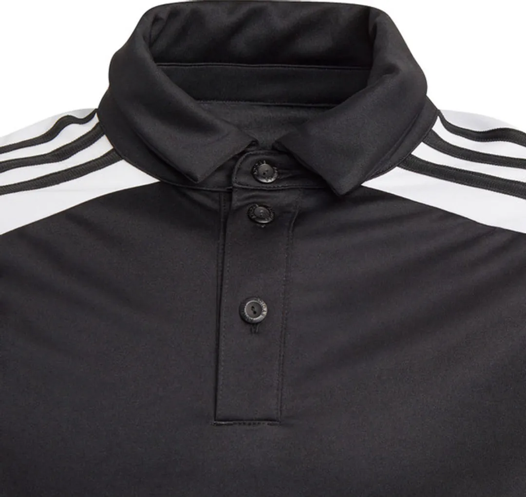 adidas Squadra 21 Polo Youth Kinder Teamkleding 128 - Zwart